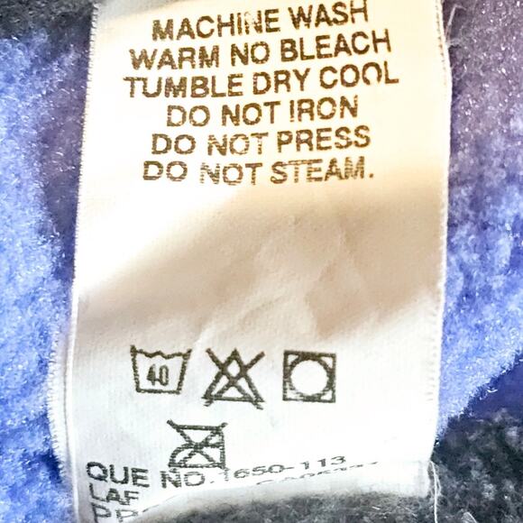 Woolrich John Rich & Bros Fleece Sleeveless Vest Blue & Gray Women's Size M 3315 - Picture 8 of 9